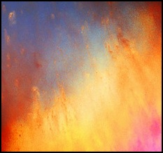 Into the fire to burn away the energetic residue of holding on...