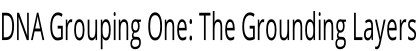 DNA Grouping One: The Grounding Layers