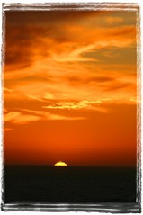 Cambria sunset from Bluffs Trail