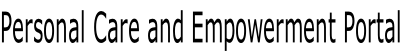 Personal Care and Empowerment Portal
